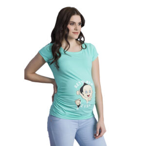 M.M.C. Umstandsshirt Best Mom Ever mit Motiv Mint