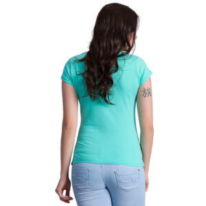 M.M.C. Umstandsshirt Baby Flucht mit Motiv Mint