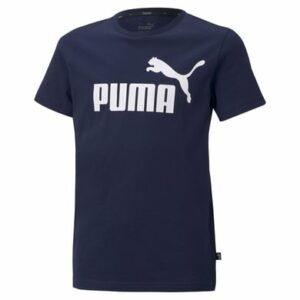 Puma T-Shirt ESS Logo Tee Blau