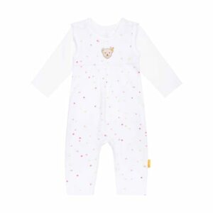 Steiff Strampler Set Bright White
