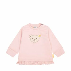 Steiff Sweatshirt silver pink