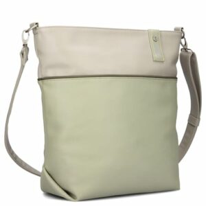 zwei Jana J12 - Schultertasche 33 cm jade