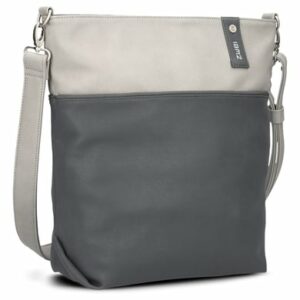 zwei Jana J12 - Schultertasche 33 cm velours ash