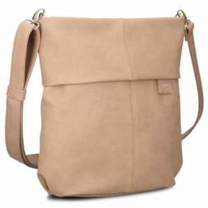 zwei Mademoiselle M12 - Schultertasche 32 cm nubuk-sand