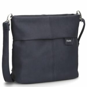 zwei Mademoiselle M8 - Schultertasche 25 cm nubuk-ink