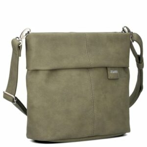 zwei Mademoiselle M8 - Schultertasche 25 cm nubuk-olive