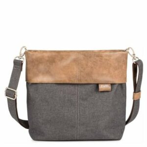 zwei Olli OT8 - Schultertasche 25 cm graphit