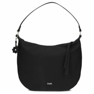 zwei Yuna YU110 - Schultertasche 34 cm nubuk-black