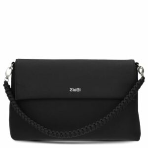 zwei Yuna YU60 - Schultertasche 32 cm nubuk-black