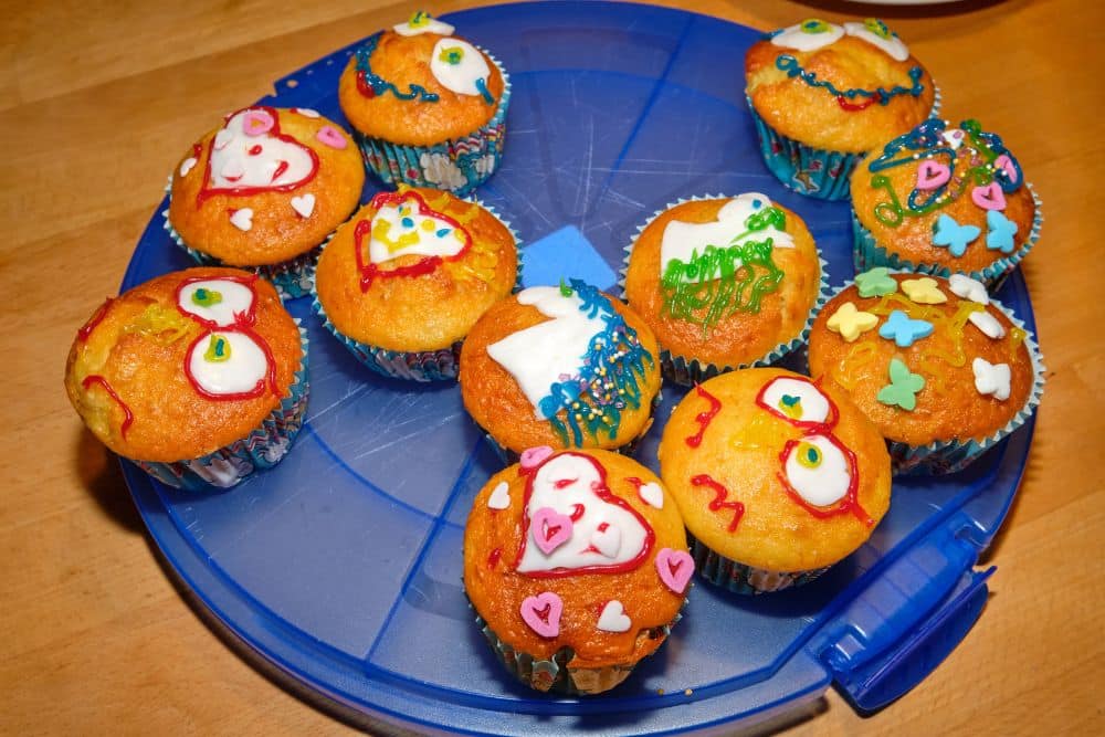 Bunte Muffins